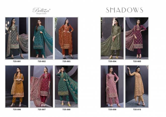 Belliza Shadows Printed Casual Wear Wholesale Dress Material Collection