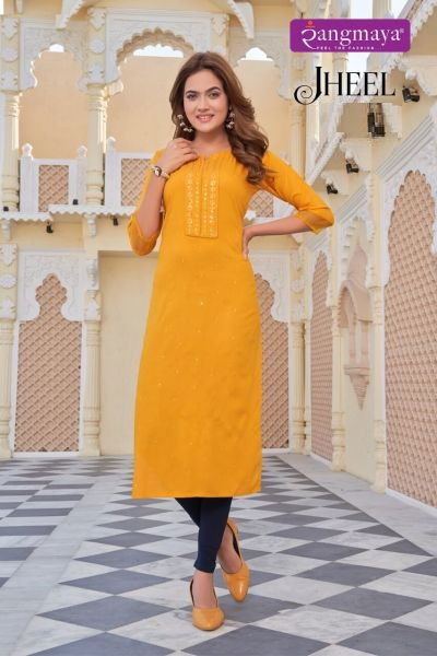 Rangmaya Jheel Fancy Ethnic Wear Wholesale Designer Kurtis Catalog