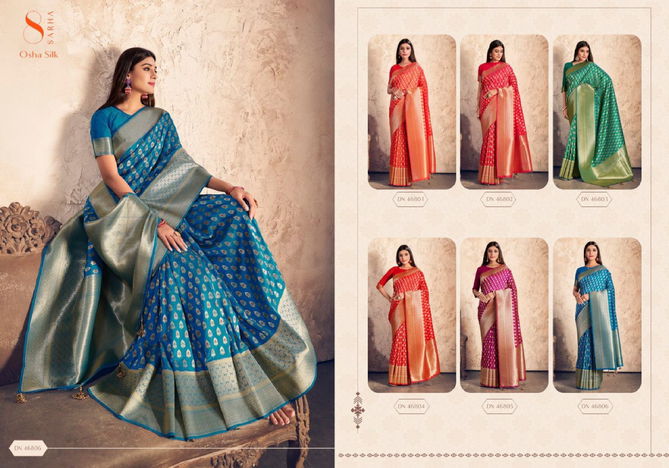 Aura Osha Silk Premium Festive Wear Wholesale Designer Sarees Catalog