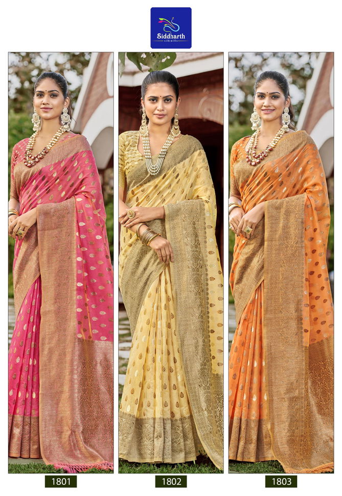 Siddharth Silk Ratna Bhumi Vol 1 Occasion Wear Wholesale Silk Designer Sarees