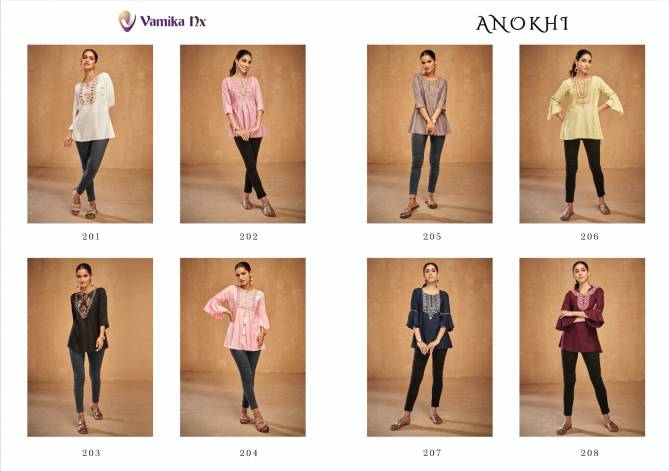 Vamika Nx Anokhi Fancy Western Wear Wholesale Ladies Top Catalog 
