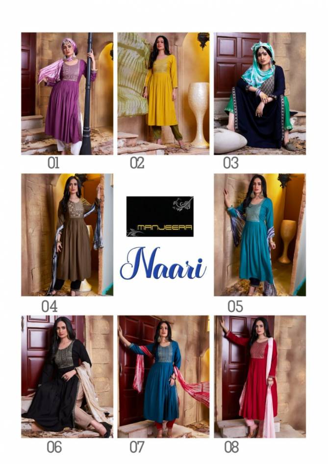 Manjeera Naari Fancy Wholesale Readymade Salwar Suits Catalog