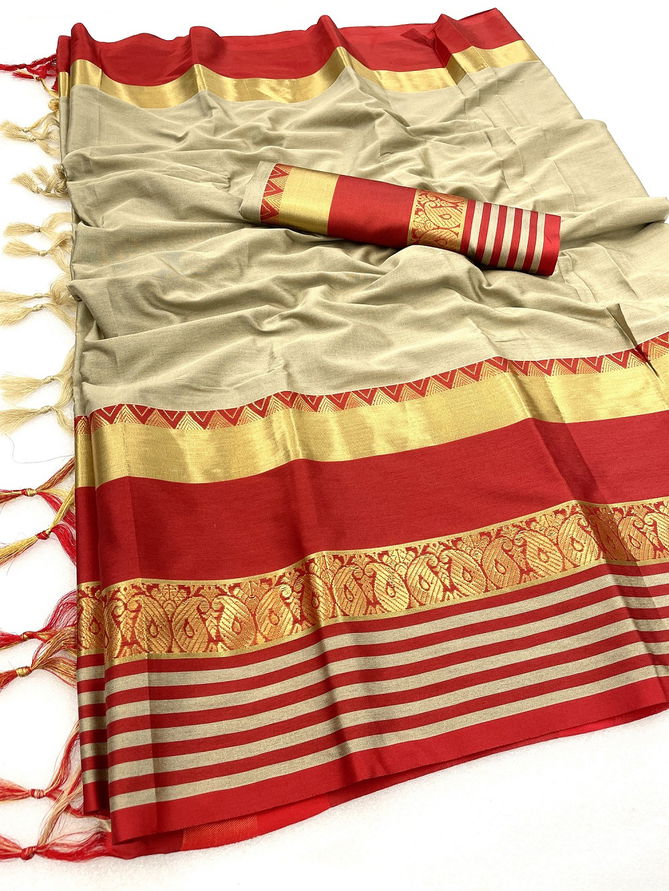 Kerry Soft Cotton Silk Wholesale Non Catalog Sarees