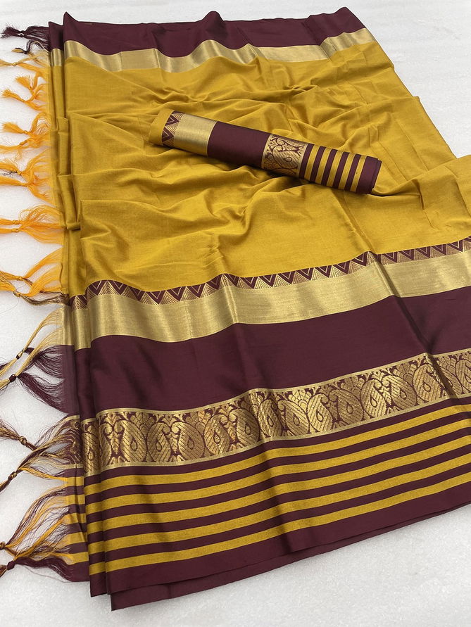 Kerry Soft Cotton Silk Wholesale Non Catalog Sarees