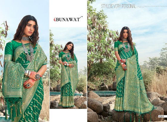 Bunawat Raj Kanya Festive Wear Wholesale Banarasi Silk Sarees