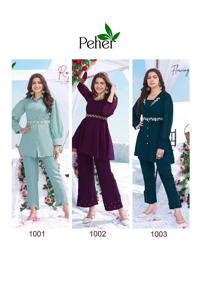 Peher Bebo Vol 1 Wholesale Party Wear Kurti With Bottom Catalog