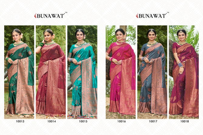 Bunawat Sungrace Ethnic Wear Wholesale Banarasi Silk Saree Catalog