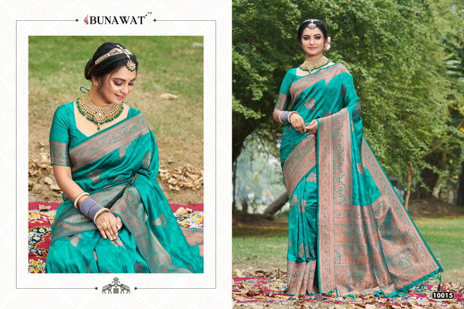 Bunawat Sungrace Ethnic Wear Wholesale Banarasi Silk Saree Catalog