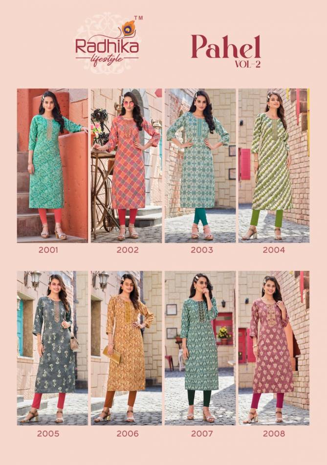 Radhika Pahel Vol 2 Ethnic Wear Wholesale Designer Kurtis Catalog
