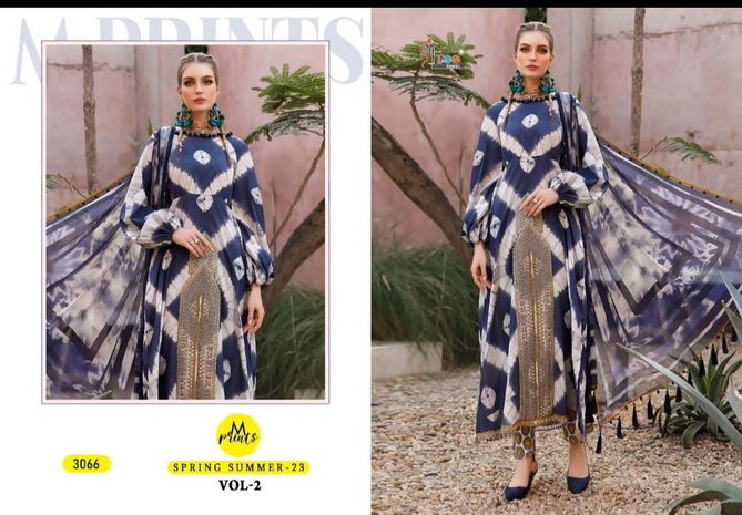 Shree M Prints Spring Summer 23 Vol 2 Cotton Pakistani Suit wholesale shop in Surat
