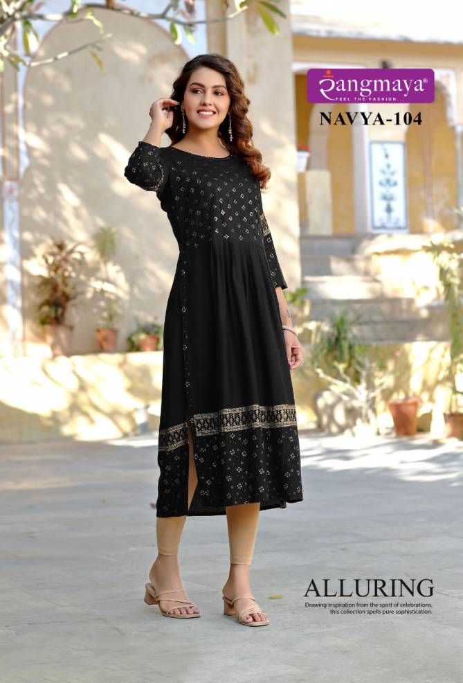 Rangmaya Navya Fancy Designer Wholesale Party Wear Kurtis