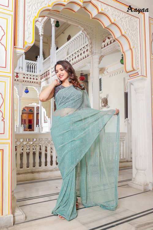 Aayaa Aaradhna Vol 6 Wholesale Party Wear Sarees Catalog