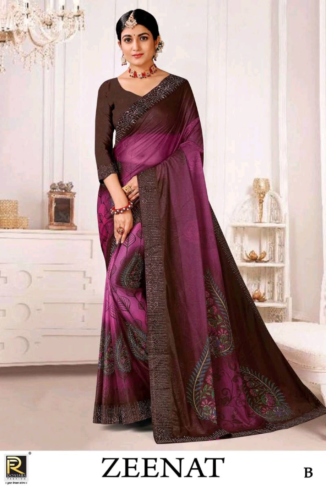 Ronisha Zeenat Ethnic Wear Wholesale Designer Sarees Catalog