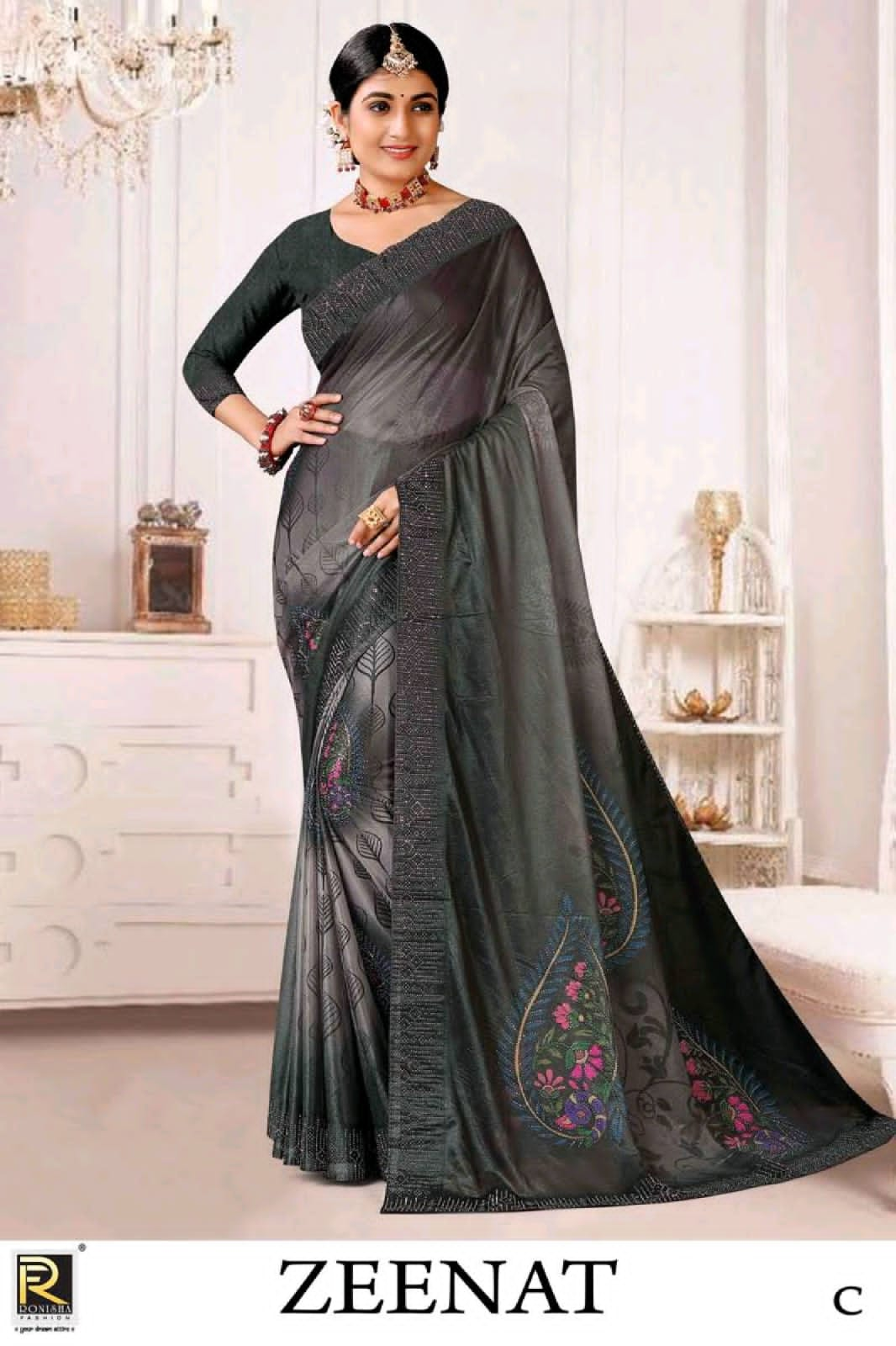 Ronisha Zeenat Ethnic Wear Wholesale Designer Sarees Catalog