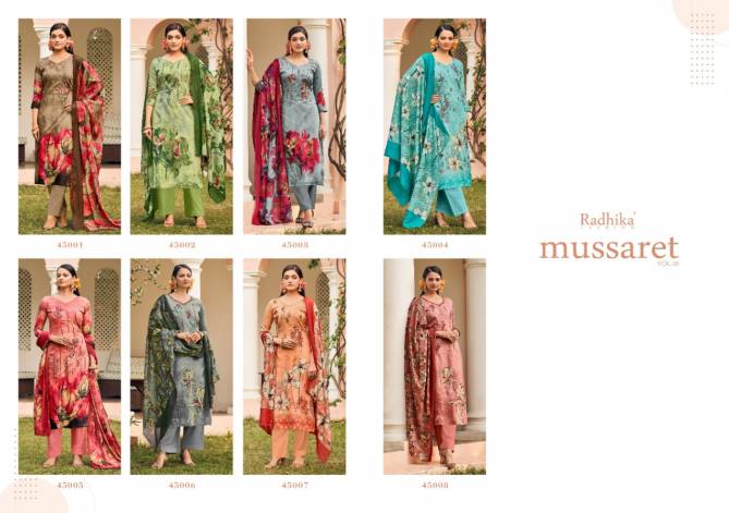 Radhika Azara Mussaret Vol 20 Wholesale Printed Cotton Dress Material