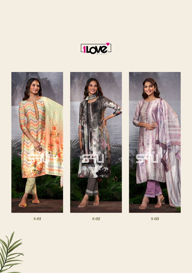 1Love Sunshine Vol 3 Heavy Wholesale Printed Readymade Suits