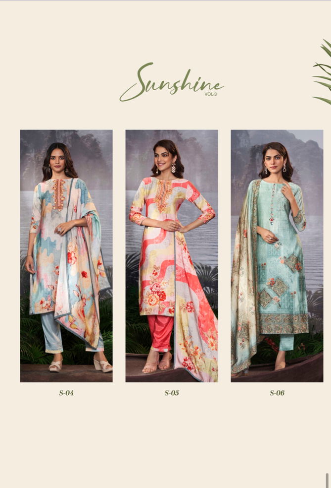 1Love Sunshine Vol 3 Heavy Wholesale Printed Readymade Suits