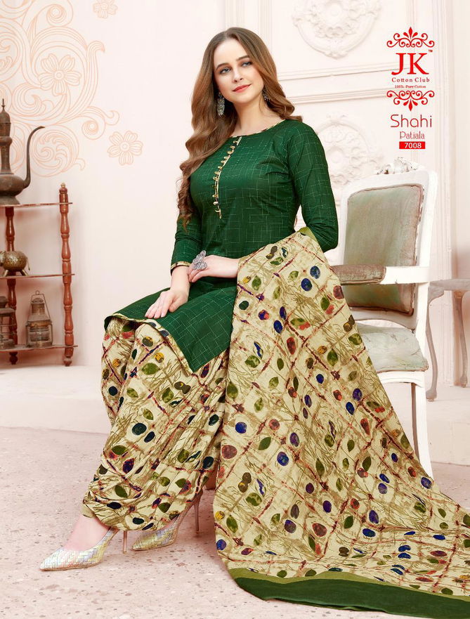 JK Shahi Patiyala 7 Latest fancy Designer regular wear Cotton Printed Dress Material Collection
