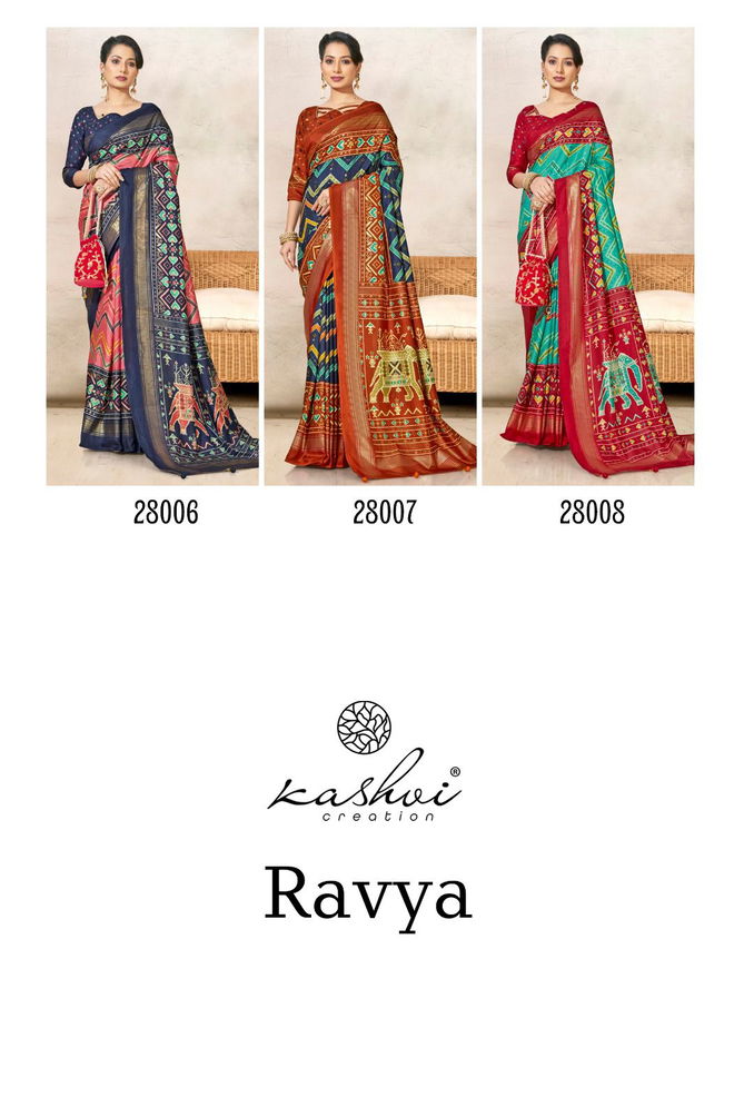 Kashvi Ravya Fancy Occasion Wear Wholesale Designer Sarees