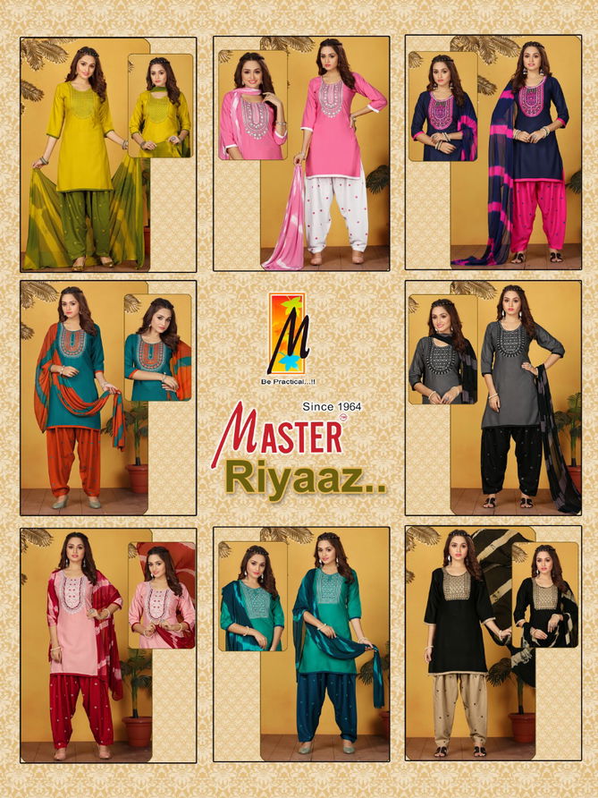 Master Riyaaz Wholesale Readymade Salwar Suits Catalog