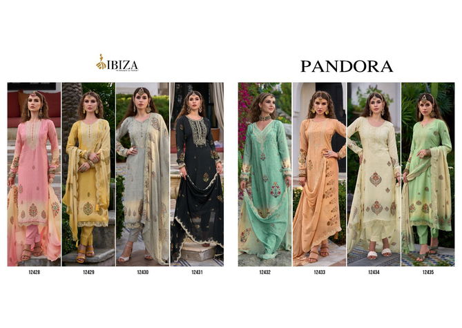 Ibiza Pandora 12428-12435 Wholesale Printed Salwar Suits Catalog