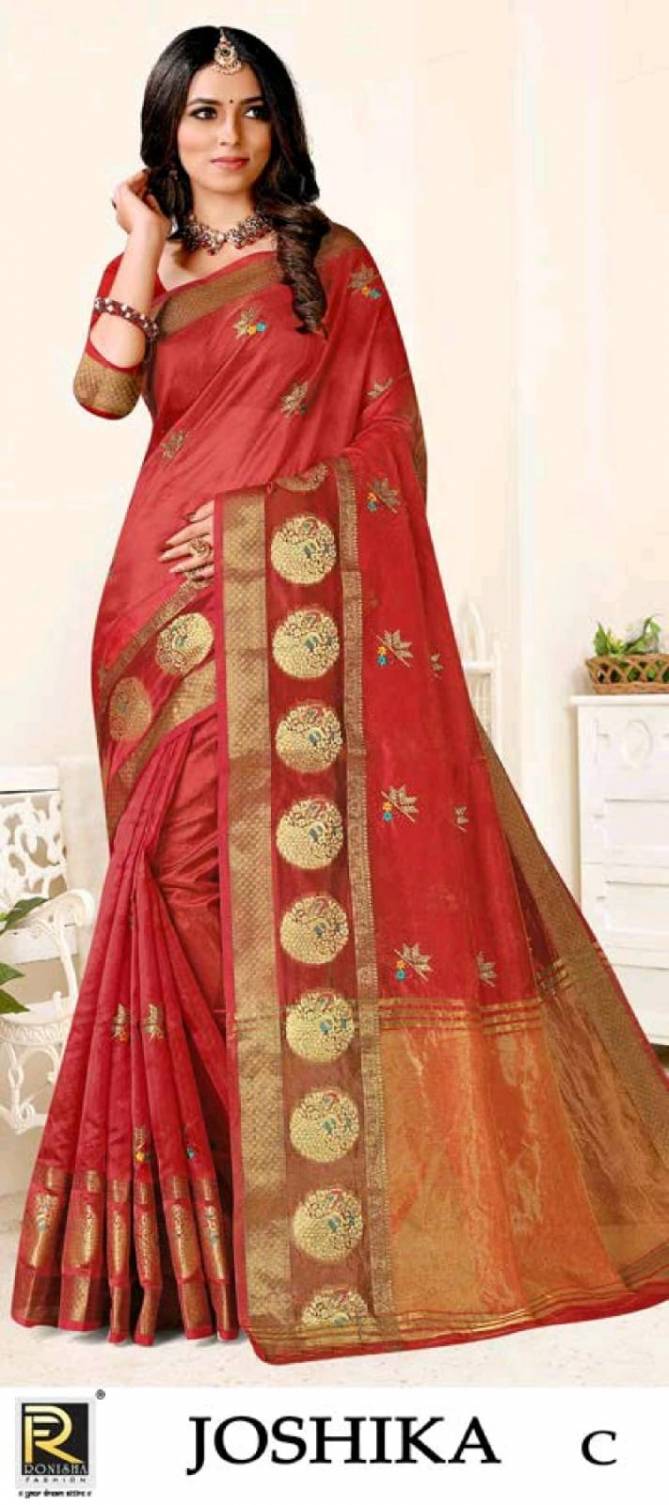 Ronisha Joshika Colors Wholesale Banarasi Silk Saree Catalog