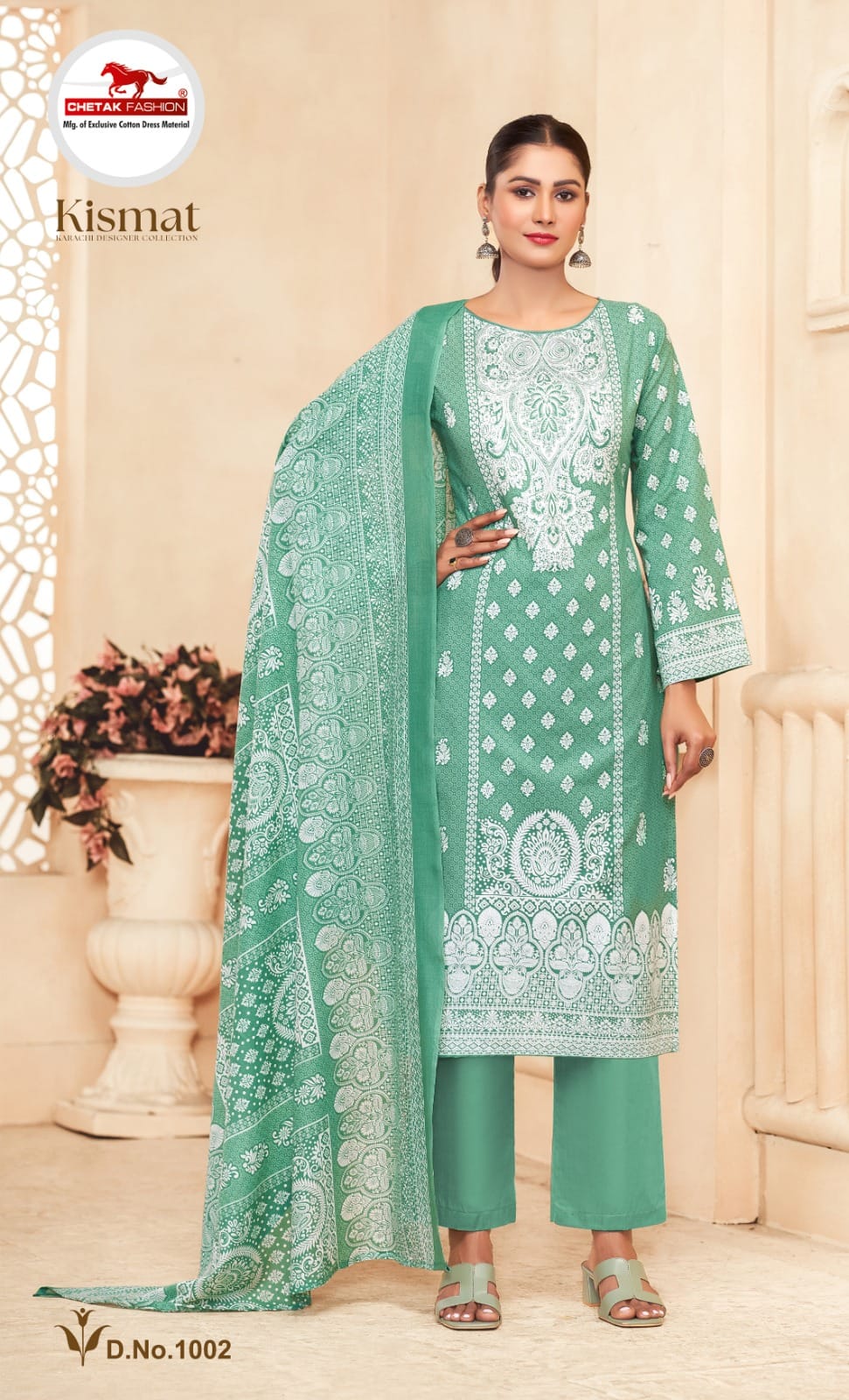 Kismat Vol 1 By Chetak Lawn Cotton Dress Material Orders In India