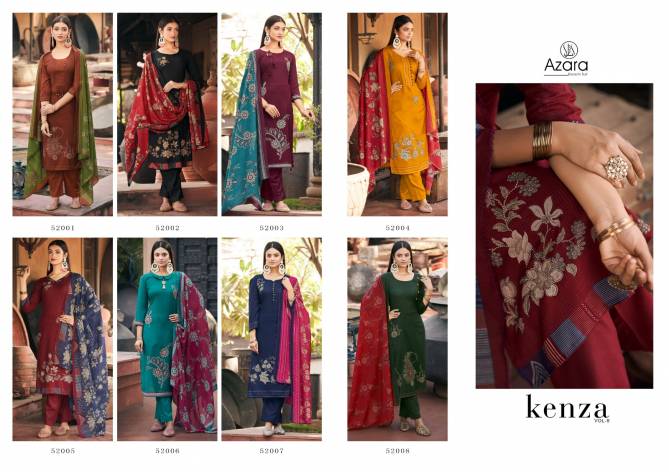 Azara Kenza Vol 9 By Radhika Cotton Dress Material Catalog