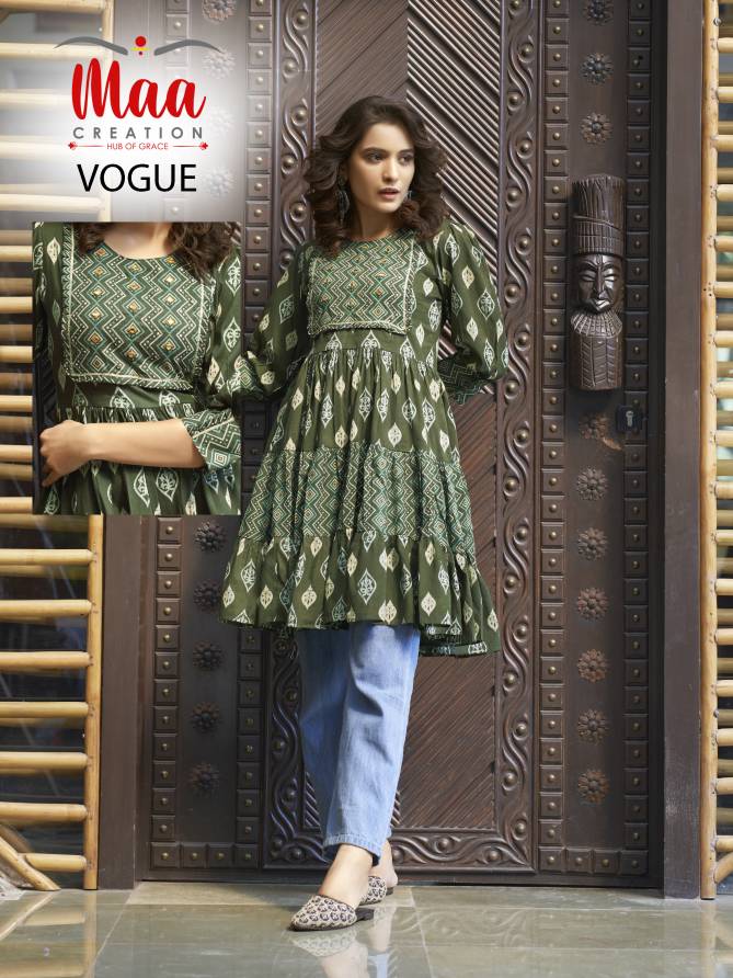 Vogue By Maa Size Set Printed Kurtis Catalog