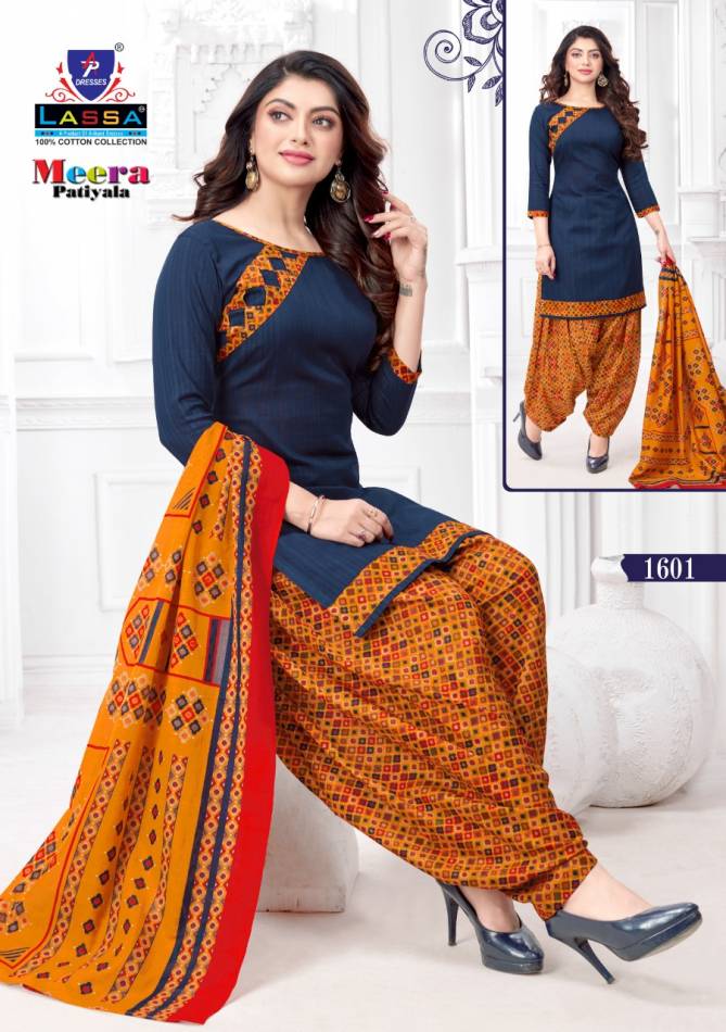 Arihant Lassa Meera 16 Latest Fancy Designer Regular Casual Wear Patiala Printed Dress Material Collection
