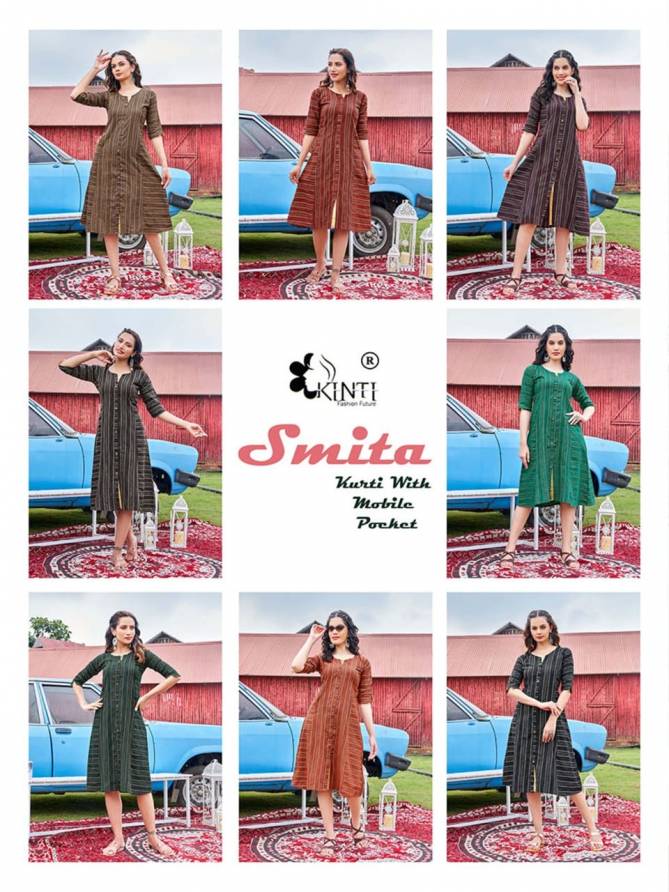 Smita By Kinti 01-08 Printed Kurtis Catalog
