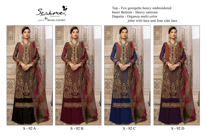 S 92 By Serine Colors Pakistani Suits Catalog