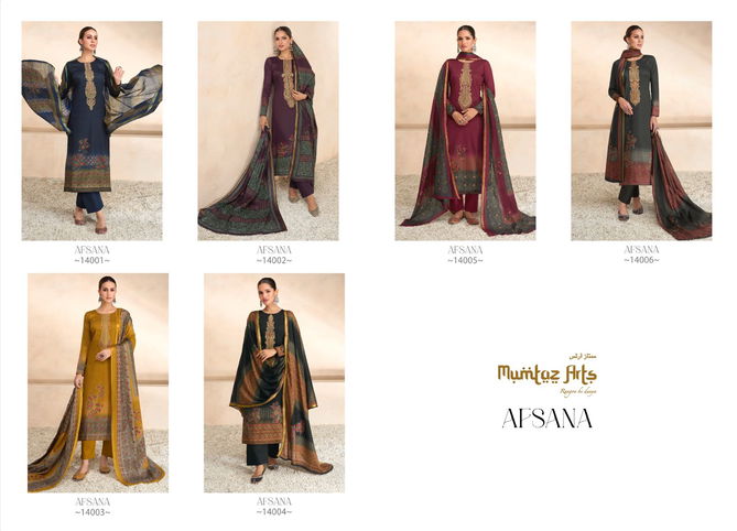 Afsana By Mumtaz 14001-14006 Dress Material Catalog