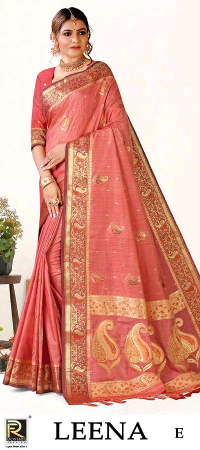 Leena By Ronisha Banarasi Silk Sarees Catalog