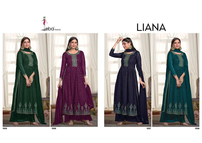 Liana By Eba Lifestyle 1555-1558 Wedding Salwar Suits Catalog
