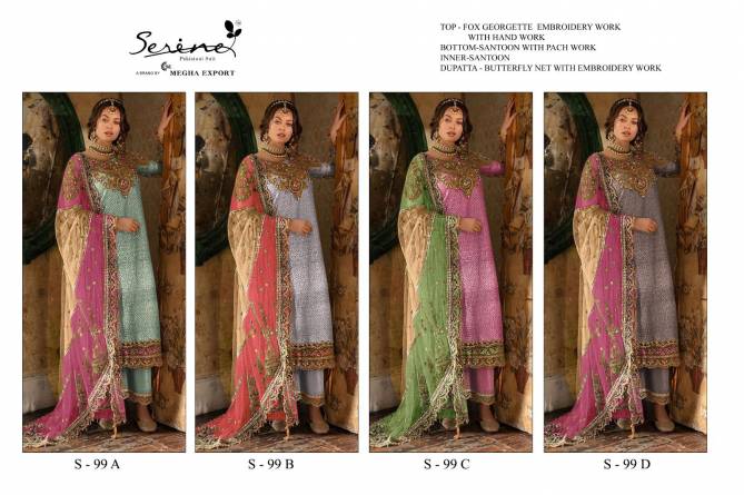 S 99 A To D By Serine Pakistani Suits Catalog