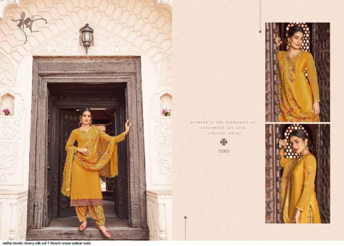 Cherry Silk Vol 1 By Radha Designer Salwar Suits Catalog