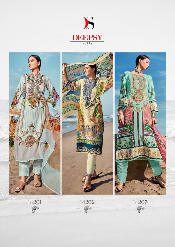 Rungrez By Deepsy Pakistani Lawn Cotton Salwar Suits Catalog