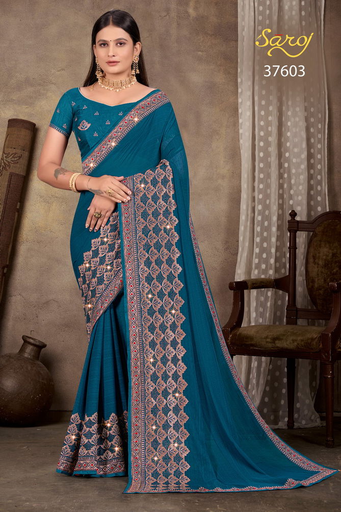 Hemavati By Saroj 37601-37606 Wedding Sarees Catalog