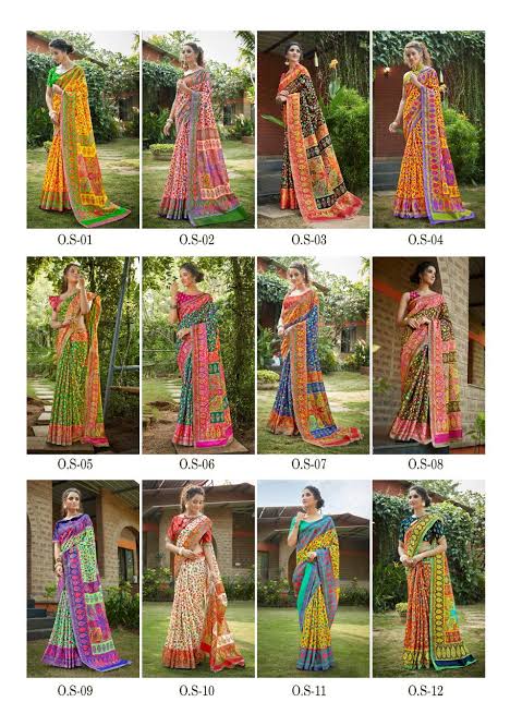 Ottapalam By Shvetambar 01-012 Printed Daily Wear Sarees Catalog