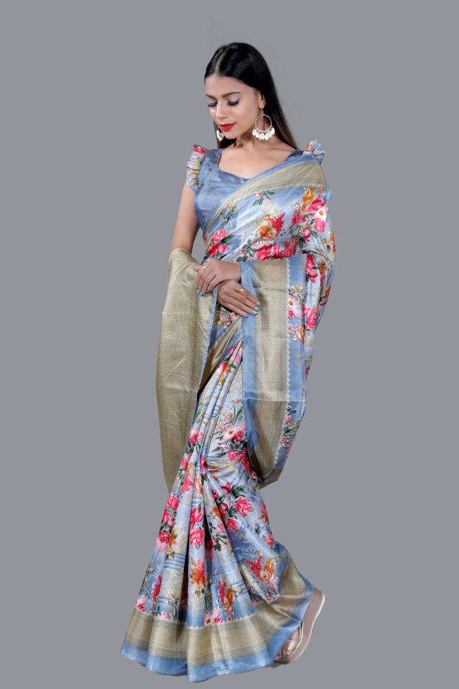 Anarika 22 Fancy Designre Casual Wear Silk Printed Saree Collection