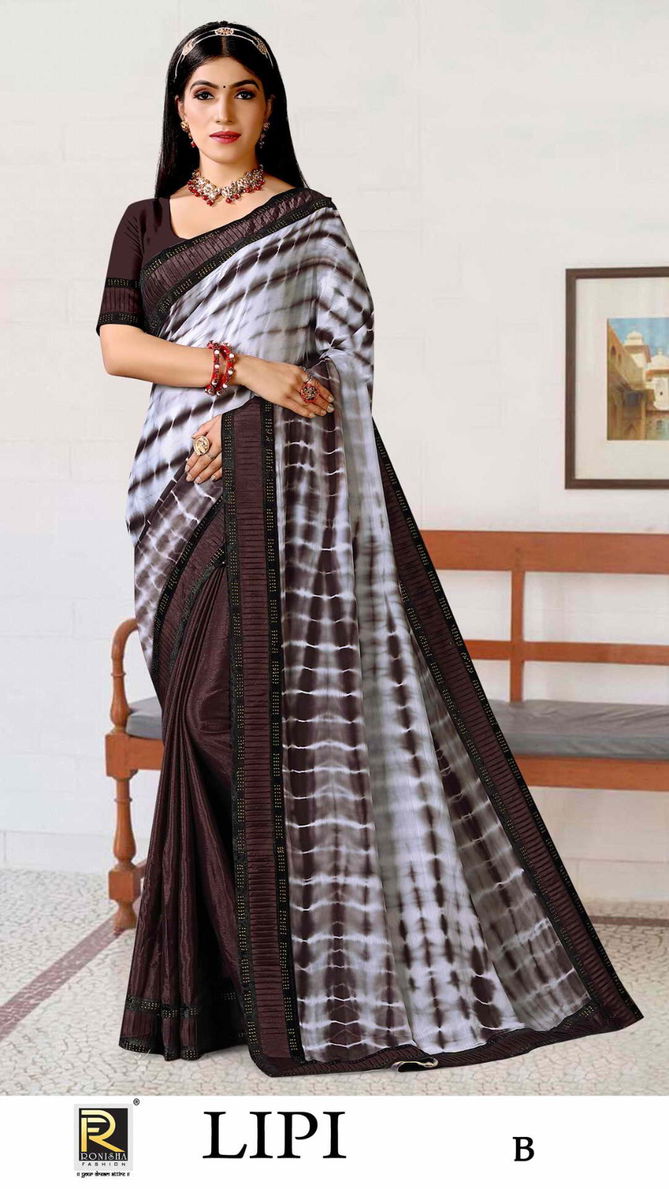 Lipi By Ronisha Colors Printed Sarees Catalog