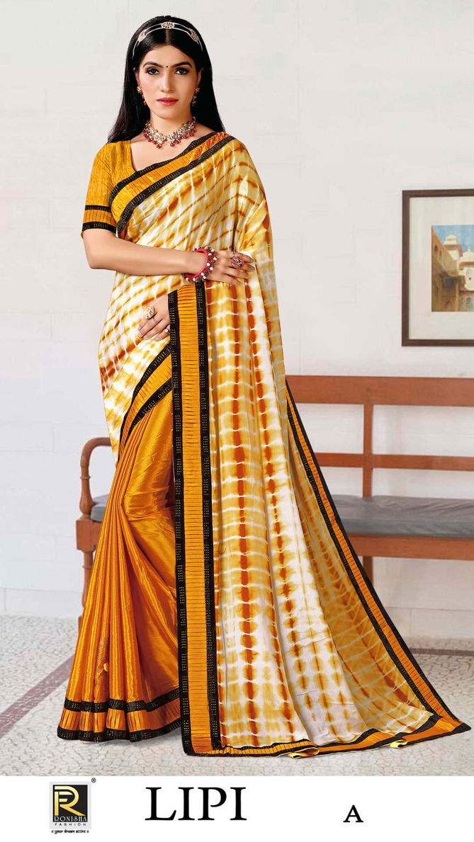 Lipi By Ronisha Colors Printed Sarees Catalog