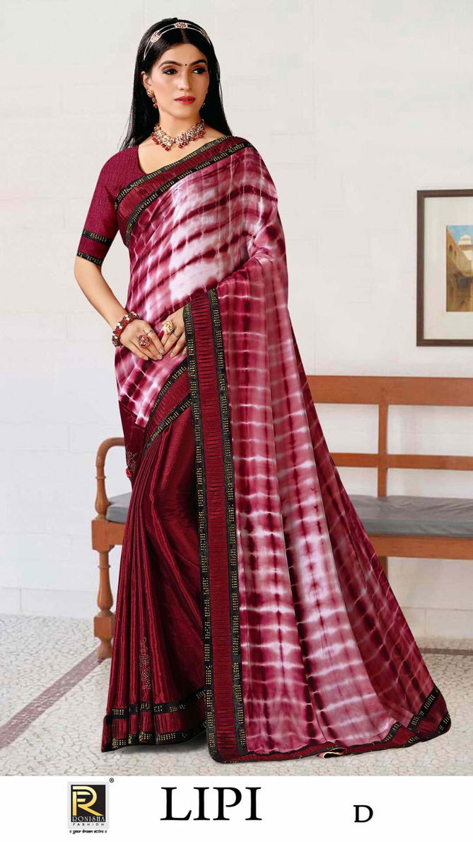 Lipi By Ronisha Colors Printed Sarees Catalog