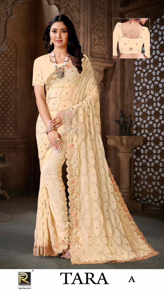 Tara By Ronisha Colors Georgette Sarees Catalog