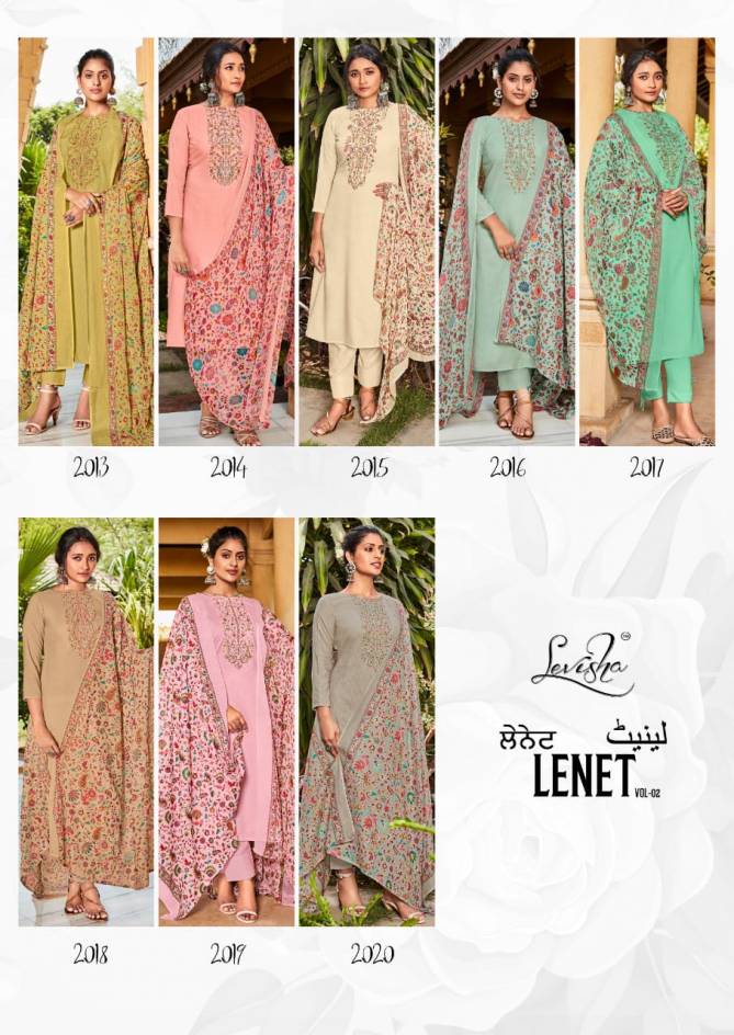 Lenet Vol 2 By Levisha Cotton Dress Material Catalog