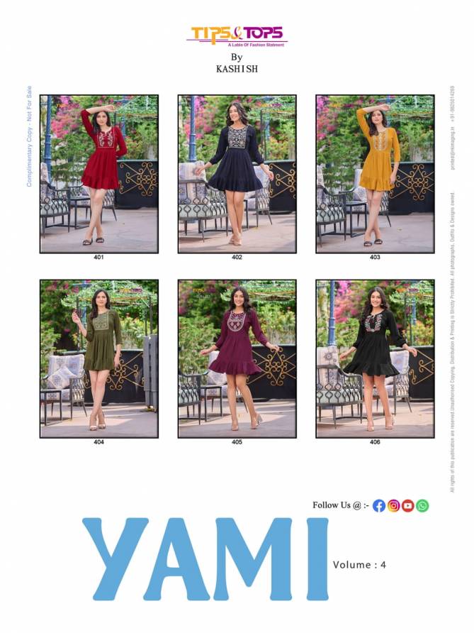 Yami Vol 4 By Tips And Tops Western Ladies Top Catalog