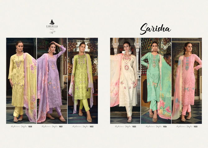 Sarisha By Cinderella 10320-10325 Designer Salwar Suits Catalog