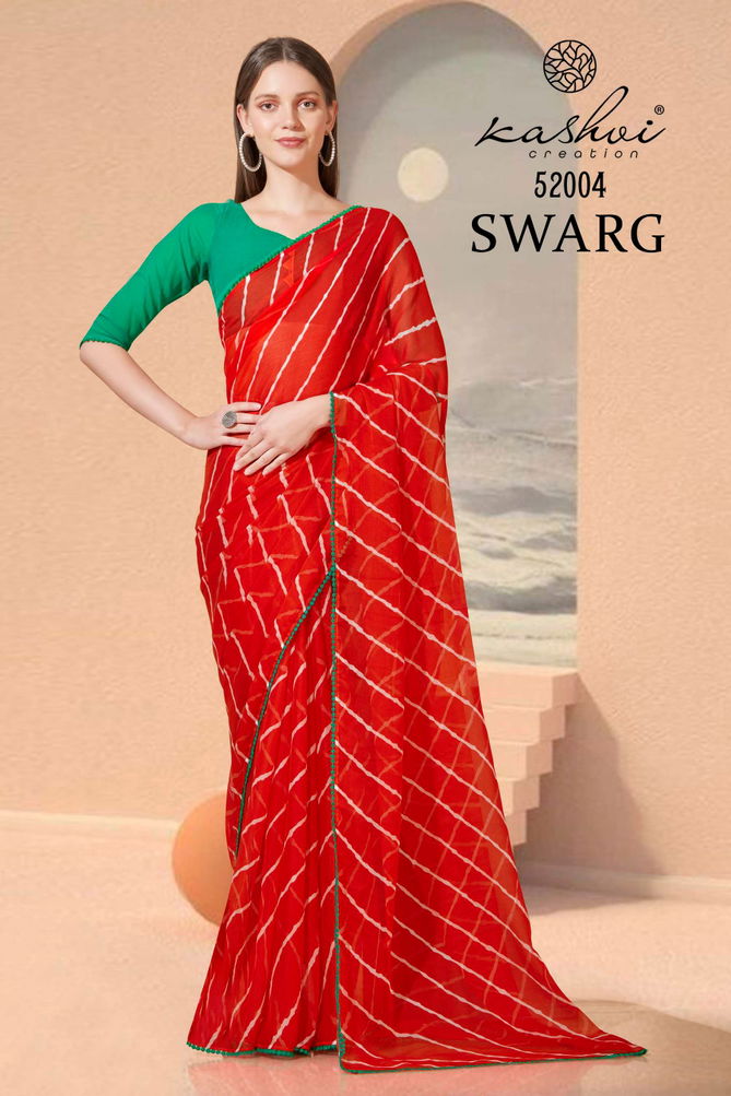 Kashvi Swarg By Lt 52001-52010 Daily Wear Sarees Catalog