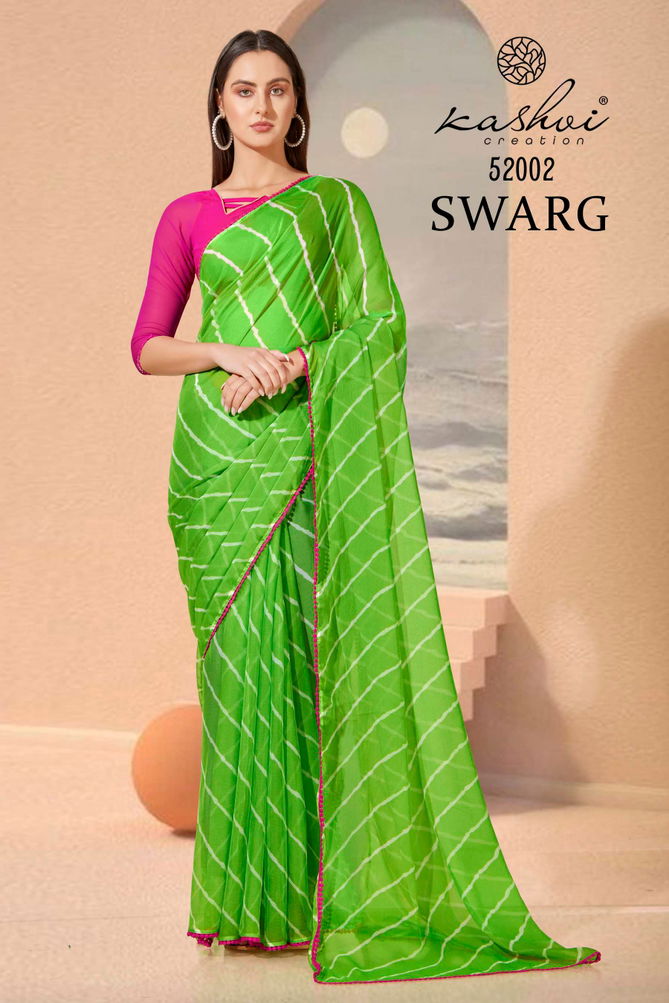 Kashvi Swarg By Lt 52001-52010 Daily Wear Sarees Catalog